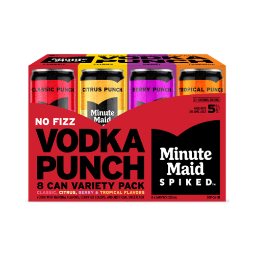 Minute Maid Spiked Vodka Punch Variety